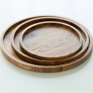 Bandeja de Servicio Grande de Madera Ecológica Pulida para Desayuno y Mesa de Centro con Logotipo Personalizado a Bajo Precio - Product Image 1