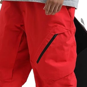 Pantalon de ski baggy large et imperméable personnalisé Pantalon de neige de ski cargo coupe-vent tactique à la mode pour hommes - Product Image 6