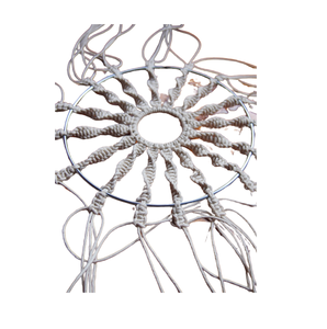 Blanc Boho Home Decor Wall Art Decor Macrame Dream Catcher Macrame Home Decor Tenture murale - Product Image 6