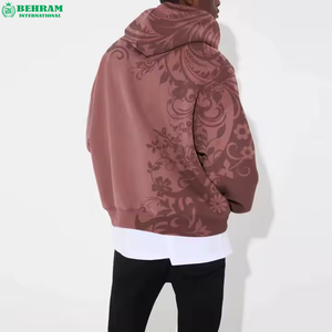 Sweat-shirts à capuche pour hommes, coupe classique, streetwear, avec strass, fabriqués sur mesure, 100% coton, doublure en polaire, hiver - Product Image 4