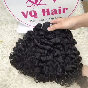 Venta al por mayor 100% Extensiones de Cabello Humano Ondulado Rizado Extensiones de Cabello Liso Doble Dibujado Envoltura Natural Alrededor Extensiones de Cabello con Cordón - Product Image 1