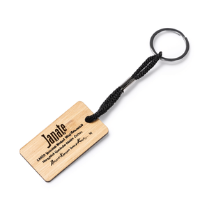Portachiavi Personalizzati in Legno Janete, Eleganti Accessori in Legno per Chiavi - Product Image 3