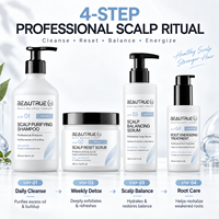 Kit de soin du cuir chevelu professionnel OEM : Shampoing purifiant, gommage exfoliant, sérum capillaire, soin des racines, soin du cuir chevelu pour la santé du cuir chevelu
