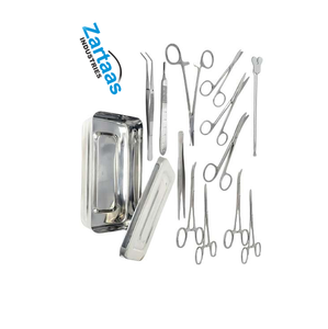 Kit de cirugía menor básica de acero inoxidable de alta calidad, juego de instrumentos quirúrgicos de 13 piezas, fabricante de instrumentos quirúrgicos - Product Image 2