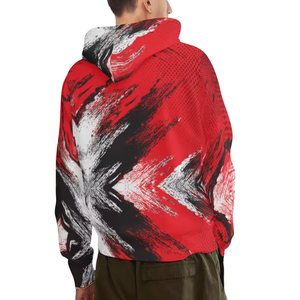 Sudaderas con capucha de sublimación hechas en el mejor material Mangas largas Ropa de calle Basics Sudaderas con capucha de sublimación de mezcla de algodón - Product Image 3