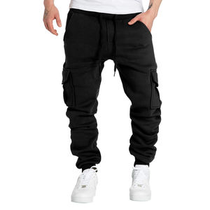 Sports Trousers In The Newest Style For Men With Several Pockets Drawstring Casual Trousers For <b>Exercise</b> Tracksuit Trousers - Product Image 4