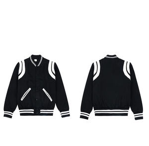 Chaqueta de Béisbol Varsity Unisex Personalizada OEM, Cuello Alto, Informal, de Invierno, Tallas Grandes, Chaqueta con Letras, Resistente al Viento, Ecológica, de Secado Rápido - Product Image 5