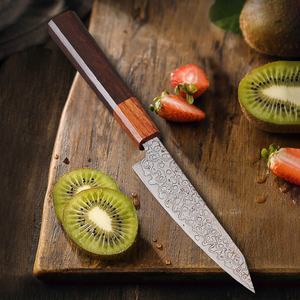 STEEL CRAFT INTERNATIONAL Premium Quality <b>Custom</b> Made DIY OEM Japanese Style Copper Damascus Steel Chef Knife Multi-Functional - Product Image 3