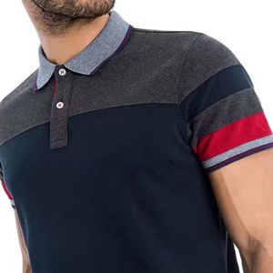 เสื้อโปโลผ้าฝ้ายสำหรับผู้ชายเสื้อสไตล์สตรีทปรับแต่งได้ - Product Image 2