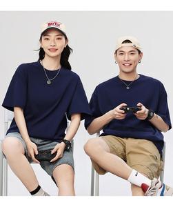 DTG streetwear เสื้อยืดหนักผ้าฝ้าย100% ลายกราฟิกเสื้อยืดโอเวอร์ไซส์สำหรับผู้ชาย - Product Image 3