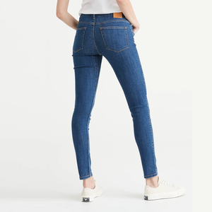Vaqueros de mezclilla vintage personalizados, estilo INS, de cintura alta, para mujer, con cremallera y botones, pantalones de mezclilla, ¡gran oferta! - Product Image 3