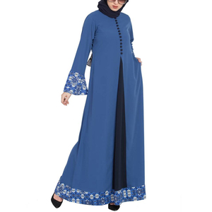 Abaya confortable pour femmes, coupe ample, quatre saisons, belle, traditionnelle, musulmane, 100% matière pure, vente en gros, élégante, manches longues - Product Image 5