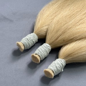 Nouvelle arrivée : Coloration capillaire 613 Blonde, cheveux humains véritables, haute qualité, cheveux raides et lisses en vrac, provenance Vietnam. - Product Image 3