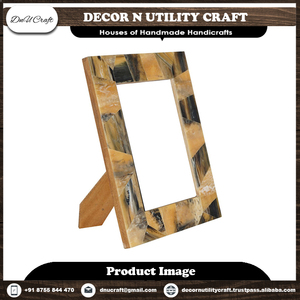 Ornate Rectangular Wood Photo <b>Frame</b> <b>Wall</b> Mounted Horizontal <b>Design</b> Decorative Carved <b>Frame</b> for Display - Product Image 3