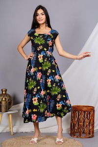 ชุดเดรสยาวถึงเข่า/กลางต้นขาหลากสีชุดเดรสผู้หญิงที่สง่างามทันสมัยล่าสุดมีคลาส - Product Image 3