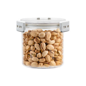 HOKORI 6593 Récipient rond de stockage d'aliments secs de 800ml avec couvercle bocal en plastique hermétique pour l'organisation de la cuisine - Product Image 1