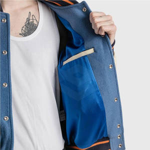 Chaqueta con letras de invierno ligera hecha a medida para hombres con cuello levantado nuevo estilo - Product Image 6