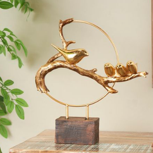 Articles de décoration de table finis en or Articles de table de mariage personnalisés en métal pour le bureau et l'intérieur - Product Image 6