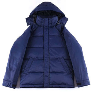 เสื้อแจ็คเก็ตผ้าแคนวาสคุณภาพสูงสำหรับฤดูหนาว ปี 2026 แบบ unisex มีฮู้ด แห้งเร็ว สวมใส่สบายสำหรับผู้ชาย ปิดด้วยซิป กันลม - Product Image 6