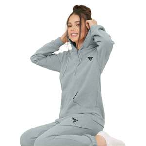 customized wholesale Oeve High Quality Women Custom 2 Piece Space Cotton Women Hoodie And <b>Joggers</b> Set sports - Product Image 4