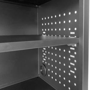 Venta al por mayor 76cm Auto Garaje Metal Mecánico Montado en la pared de acero Pegboard Gabinete de herramientas personalizable para uso en almacén OEM - Product Image 4