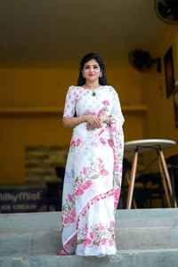 Nuevos diseños de Kurta, saris para mujer, ropa India para diseñadores de césped paquistaníes, Sari - Product Image 3