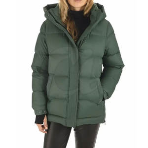 Veste bouffante de grande taille pour femmes de qualité en gros Street Wear traitement de finition respirant - Product Image 1