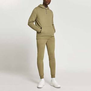 Pantalon de jogging en molleton coupe longue coupe-vent en toile 100 % coton écologique pour homme – Collection Automne Hiver - Product Image 3