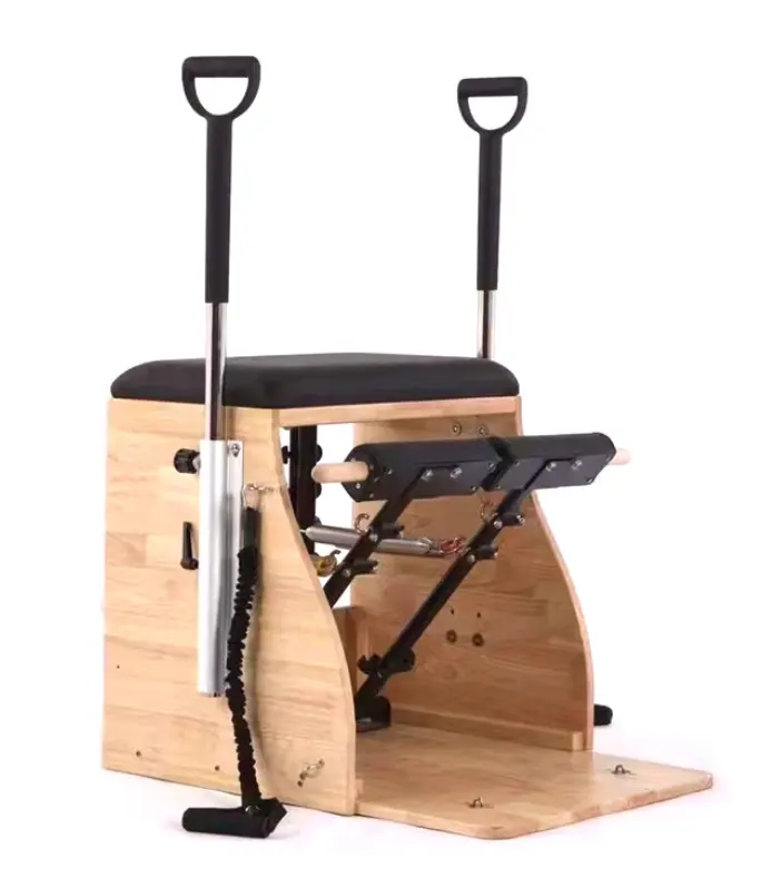 Balance Body Yoga Pilates Reformer Machine Equipment Fitness Combo Chair Wood Pilates Chair Wunda Chair