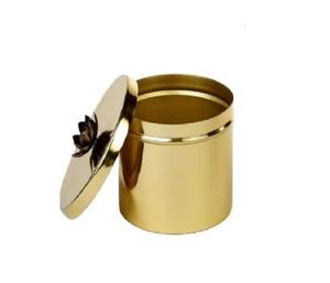 Boîte de rangement pour bonbons en métal doré, best-seller, décoration de table, boîte de conservation fraîcheur, rangement alimentaire pour la maison, l'hôtel, le restaurant - Product Image 5