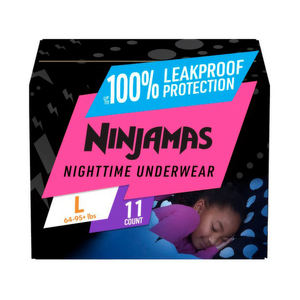 Ninjamas nighttime underwear for sale with superior absorbency for overnight protection - Product Image 1