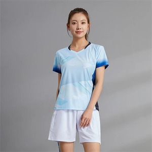 Maillots de badminton pour hommes Shorts pour femmes Chemise à volant Uniforme d'équipe Respirant à séchage rapide Sportswear Tennis Training Suits - Product Image 5