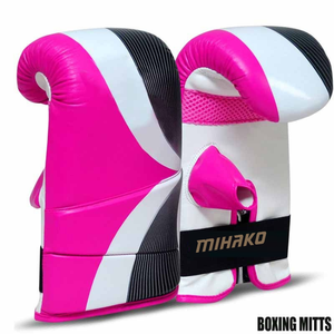 ชุดเป้าซ้อมมวยไทย MMA ถุงมือฝึกคาราเต้สีดำเป้าซ้อมเป้าชกกระเป๋าชกมวย - Product Image 2