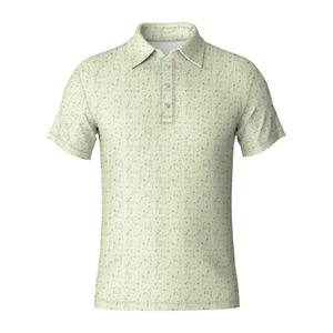 Polo de Golf para Hombre de Alto Rendimiento con Diseño Único de Patrón de Golf, Polo Deportivo de Mezcla de Poliéster Suave y Transpirable para Campo de Golf - Product Image 4