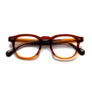 Fifroad occhiali da vista retrò Vintage cornice ottica blu protezione luce di nuovo stile Anti-blu occhiali da lettura con Logo personalizzabile