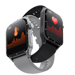 นาฬิกาอัจฉริยะ J Style หน้าจอ OLED สี่เหลี่ยมขนาด 1.91 นิ้ว วัดอัตราการเต้นของหัวใจ ความดันโลหิต เครื่องติดตามการออกกำลังกาย นาฬิกาสปอร์ตสำหรับทุกเพศ กันน้ำระดับ IP68 - Product Image 5