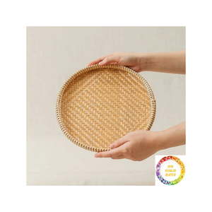 Plateau en bambou sans plastique écologique et réutilisable, parfait pour les maisons durables, les cafés, les pique-niques et les cuisines vertes - Product Image 2