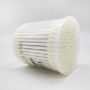 Hisopos de Algodón <span class=keywords><strong>Desechables</strong></span> Personalizados al por Mayor, Hisopos de Papel con Punta Doble, Punta Redonda Individual, Hisopos de Algodón - Product Image 5