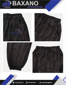 กางเกงวอร์มยูนิเซ็กซ์ผ้าฟลีซแบบซักได้ เอวยางยืด สตรีทแวร์แบบสั่งทำได้ ลาย 3 มิติ สปอร์ต กันน้ำ กันลม - Product Image 6