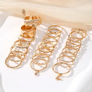 Hot selling products 2024 Snake ring Laminated gold chain