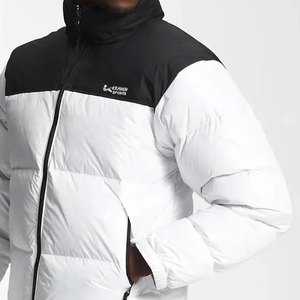 Hot Sale Men's Puffer <b>Jackets</b> Fashionable Top Design with Stand Collar Latest Style at Low Price - Product Image 5