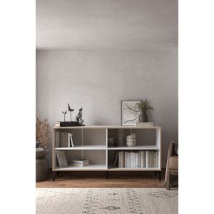 Armoire console en mélamine Arden Sleek élégante à 4 niveaux | Table console d'entrée moderne pour hôtel villa utilisation durable et écologique - Product Image 2