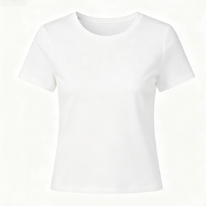 <span class=keywords><strong>T</strong></span>-shirts en coton <span class=keywords><strong>blanc</strong></span> uni <span class=keywords><strong>pas</strong></span> chers, unisexes, col rond, manches courtes, <span class=keywords><strong>lot</strong></span> en gros - Product Image 3
