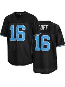 เสื้อเจอร์ซีย์ฟุตบอลโรงเรียนมัธยมชุดเสื้อเจอร์ซีย์ฟุตบอลอเมริกันไซส์ใหญ่พิเศษพิมพ์ลายสำหรับฤดูร้อน - Product Image 6