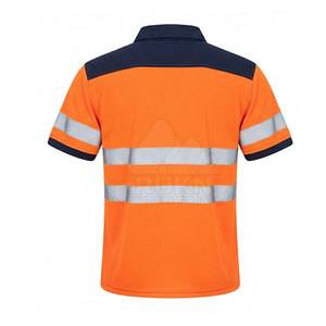 เสื้อโปโลคุณภาพสูง ผลิตจากโพลีเอสเตอร์ สะท้อนแสงได้ดี เหมาะสำหรับผู้ชาย ใช้ในโรงงาน งานก่อสร้าง ทีมบำรุงรักษา - Product Image 6