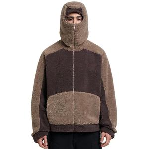 Sweat-shirts à capuche Sherpa personnalisables de haute qualité pour hommes, séchage rapide, doux et moelleux, avec logo, vente en gros, couleurs personnalisées, OEM - Product Image 1
