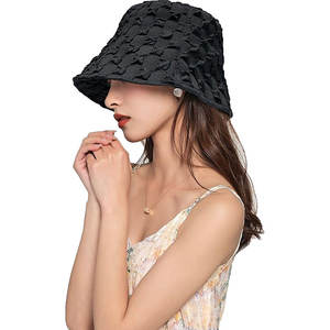 Factory Sale Custom New Fashion Reversible Custom Embroidery Logo Outdoor 100% Cotton Breathable <b>Bucket</b> <b>Hats</b> for <b>Men</b> Women - Product Image 4