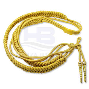 Cordón de hombro de nailon y poliéster trenzado con lazo de hombro Cordón uniforme decorativo para ropa formal - Product Image 3