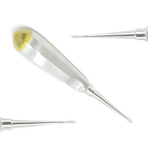 Bernard Dental Chirurgie Dentaire Bêche Droite Concave Racine Pointe Ascenseur #60 Or - Product Image 3