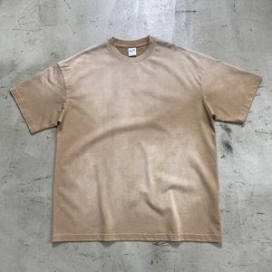 T-shirt surdimensionné pour hommes de haute qualité 100% coton lourd Streetwear Logo personnalisé imprimé DTG décontracté longue longueur vente en gros - Product Image 2